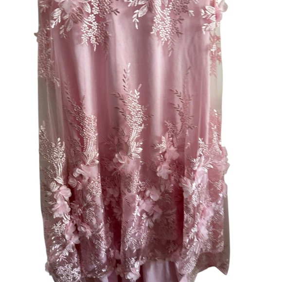 Lulus Radiant Expectations Pink Embroidered Floral Bustier Maxi Dress Size XS - Picture 9 of 17